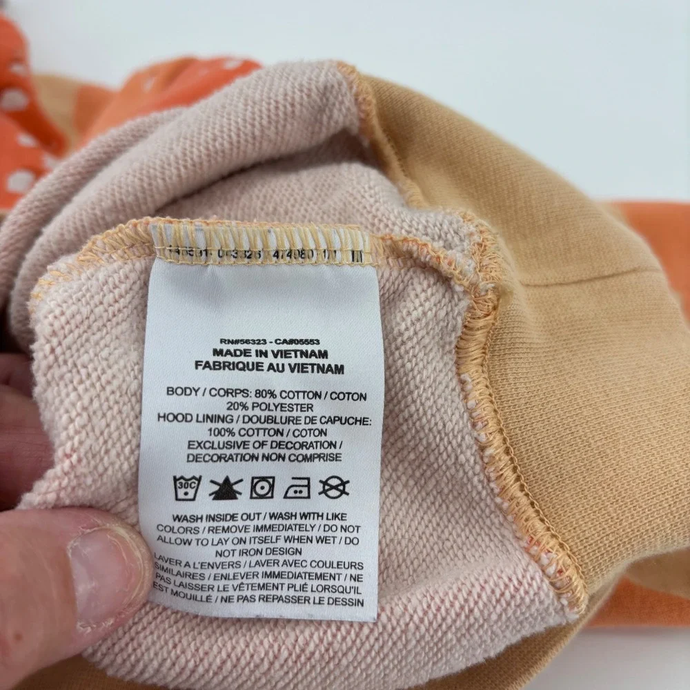 Nike Womens Camo Cropped Hoodie Size Medium Orange Desert Camouflage - Picture 11 of 14